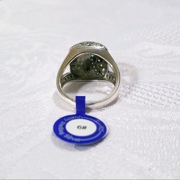 💎Diamond Dreams" Sterling Silver Cocktail Ring - Picture 5 of 7